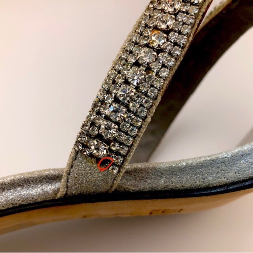 Rhinestone Heels Pelle moda Platinum Collection - Picture 16 of 16